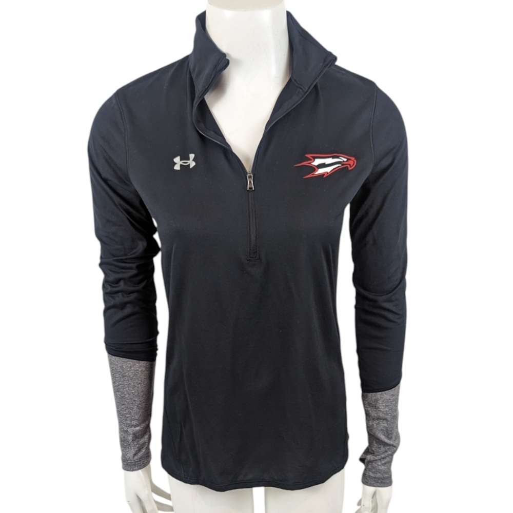 Under Armour Locker Half Zip NEW Womens Small Black Layering Piece